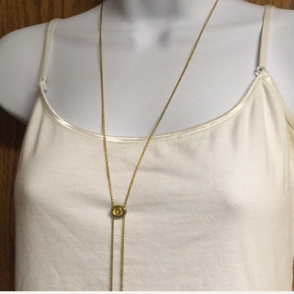 Dainty “G” Guess Lariat Necklace - Picture 2 of 3
